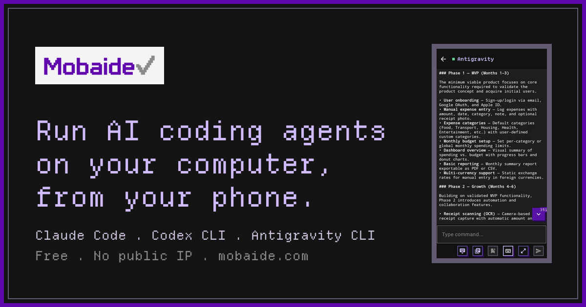 Built a phone + web app for my AI coding agents because I hated port forwarding. Now my friends use 
